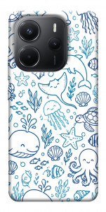 Чохол Sea pattern для Xiaomi Redmi Note 14 4G (Europe version)