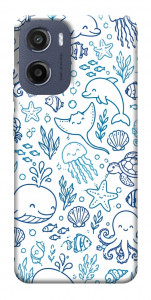 Чехол Sea pattern для Motorola Moto G05