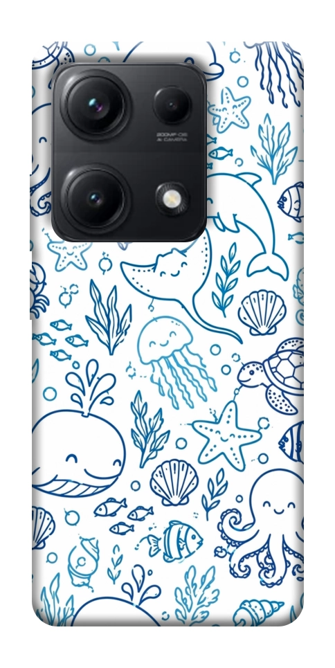 Чохол Sea pattern для Xiaomi Redmi Note 14S