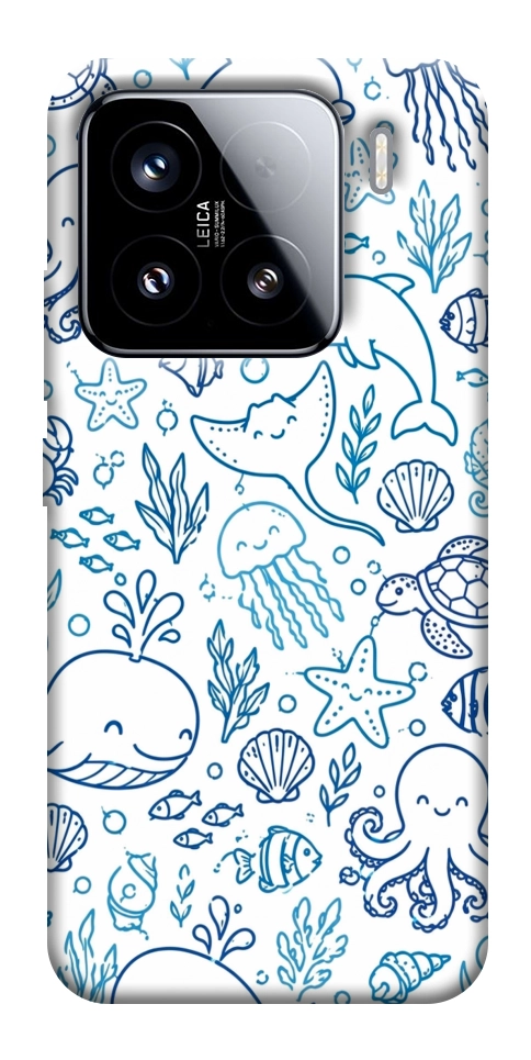 Чохол Sea pattern для Xiaomi 15