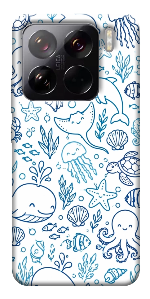 Чехол Sea pattern для Xiaomi 15 Pro