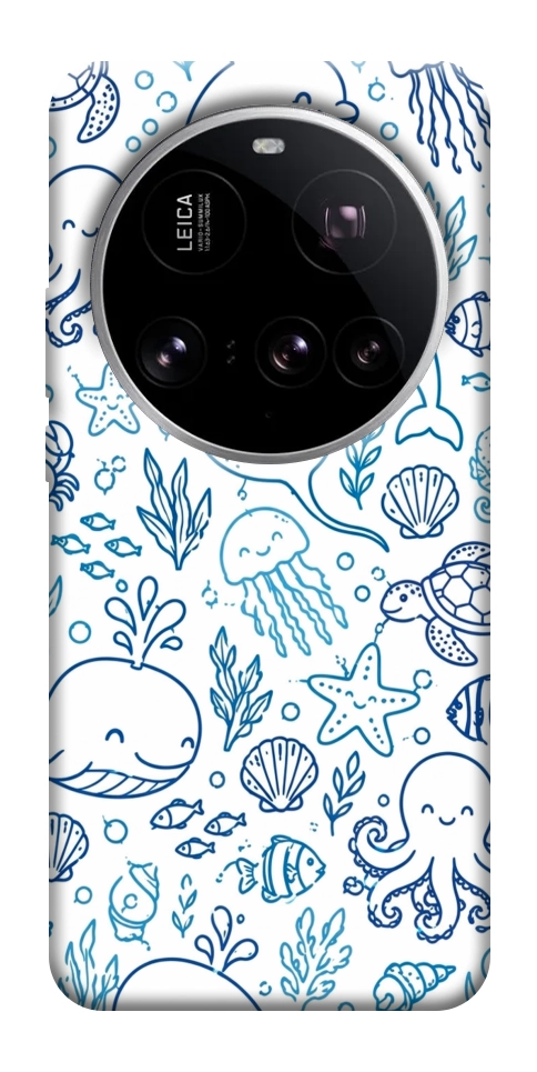 Чехол Sea pattern для Xiaomi 15 Ultra