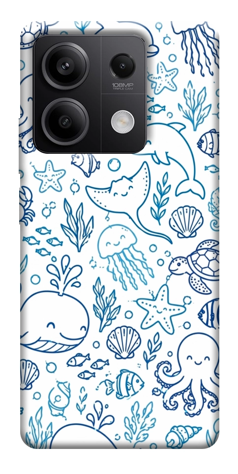 Чехол Sea pattern для Xiaomi Redmi Note 13 5G