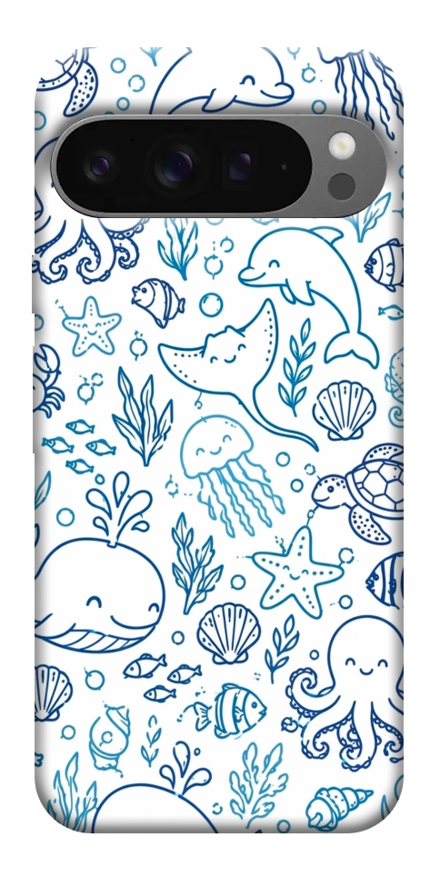 Чохол Sea pattern для Google Pixel 10 Pro XL