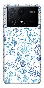 Чехол Sea pattern для Xiaomi Poco X6 Pro