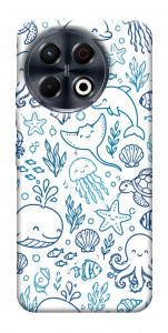 Чехол Sea pattern для TECNO Spark 30 Pro (KL7)