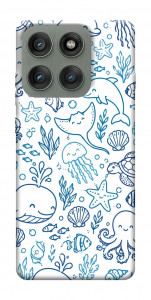 Чехол Sea pattern для Motorola Edge 60 Pro