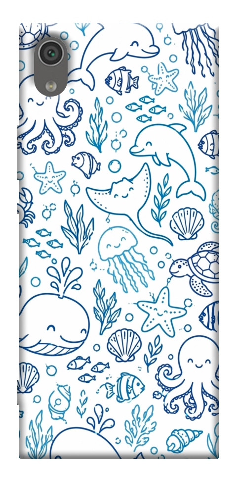 Чехол Sea pattern для Sony Xperia XA1