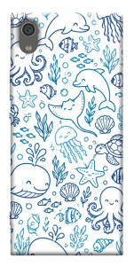 Чехол Sea pattern для Sony Xperia XA1