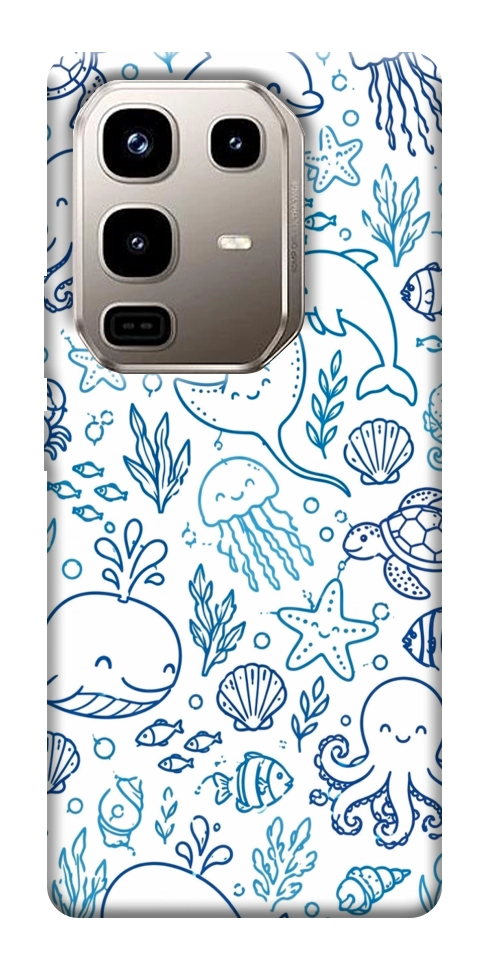 Чехол Sea pattern для Infinix Note 50 Pro 4G