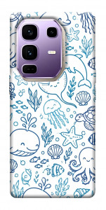 Чехол Sea pattern для Infinix Note 50 Pro+