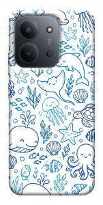 Чехол Sea pattern для Xiaomi Redmi 15C (Europe version)
