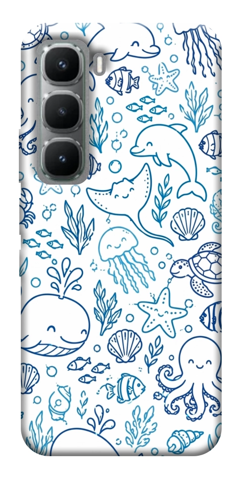 Чехол Sea pattern для Infinix Hot 60 Pro+