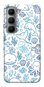Чехол Sea pattern для Infinix Hot 60 Pro+