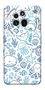 Чехол Sea pattern для Nothing Phone (3a) Pro