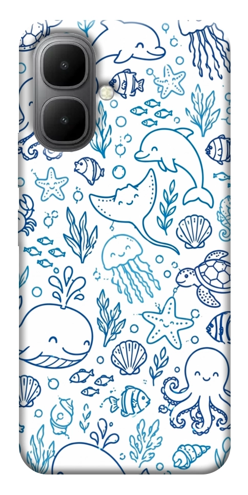 Чехол Sea pattern для Infinix Smart 10