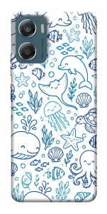 Чехол Sea pattern для Motorola Moto G06