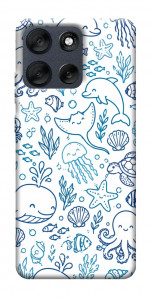 Чохол Sea pattern для Motorola Moto G56 5G