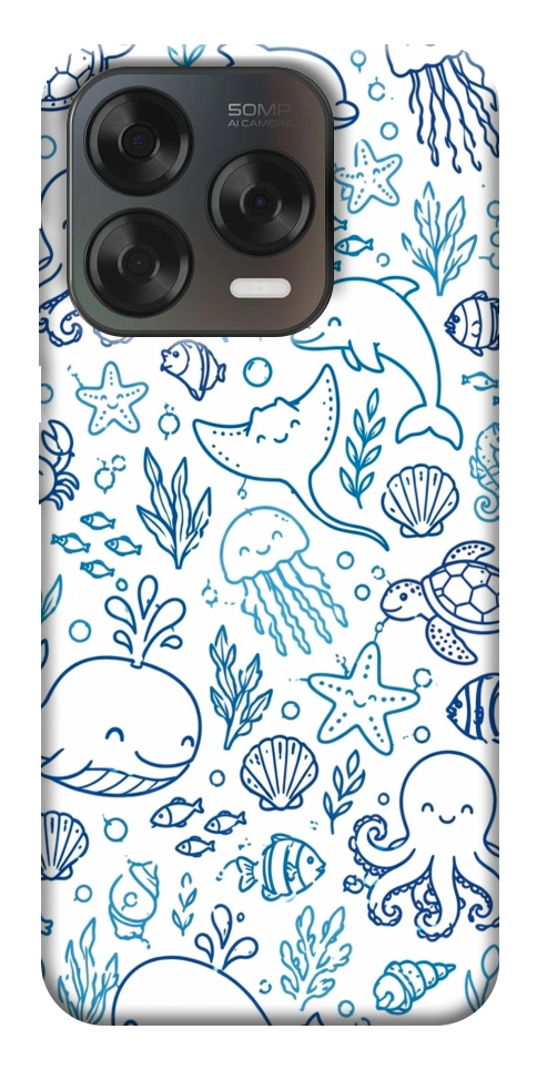 Чохол Sea pattern для ZTE Nubia V70 Design