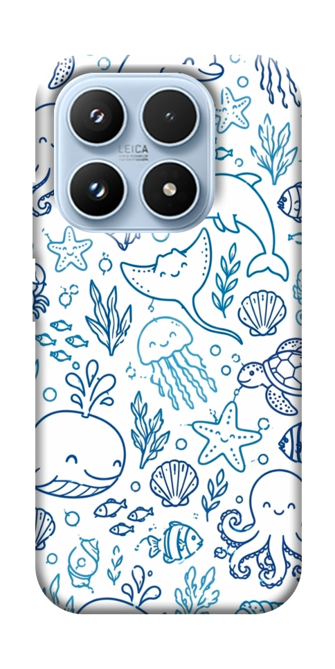 Чехол Sea pattern для Xiaomi 17