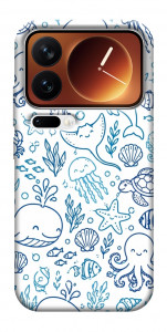 Чехол Sea pattern для Xiaomi 17 Pro
