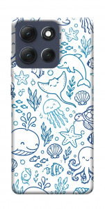Чохол Sea pattern для Motorola Moto G86 Power