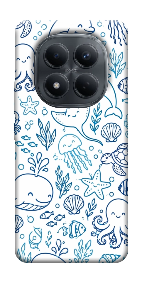 Чохол Sea pattern для Xiaomi Redmi Note 15 Pro 4G