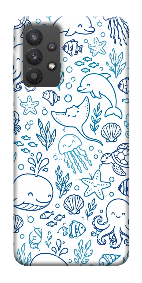 Чехол Sea pattern для Galaxy A32 5G