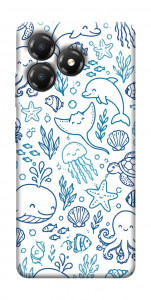 Чехол Sea pattern для ZTE Blade A36