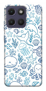 Чехол Sea pattern для Motorola Moto G17