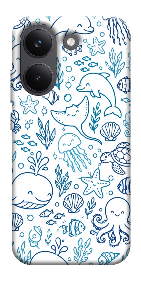Чехол Sea pattern для Xiaomi Poco X8 Pro