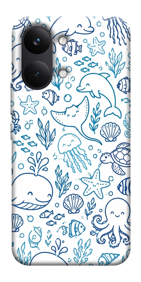 Чохол Sea pattern для Xiaomi Poco X8 Pro Max