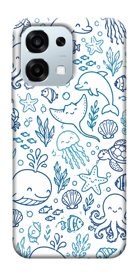 Чохол Sea pattern для Oppo A6 Pro