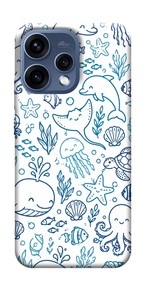 Чехол Sea pattern для Oppo Reno 15