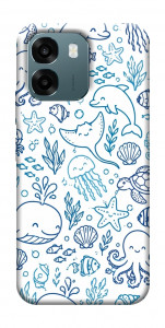 Чехол Sea pattern для Oppo A6