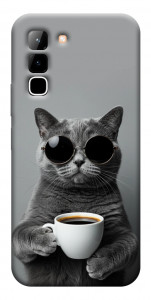 Чохол Grey cat coffee для Infinix Hot 70