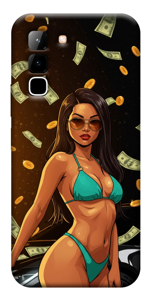 Чохол Money girl для Infinix Hot 70