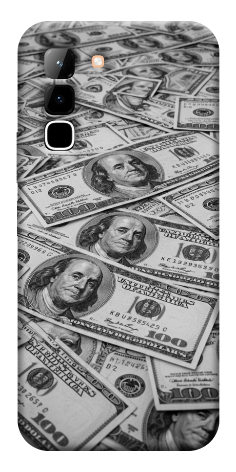 Чохол Dollars background для Infinix Hot 70