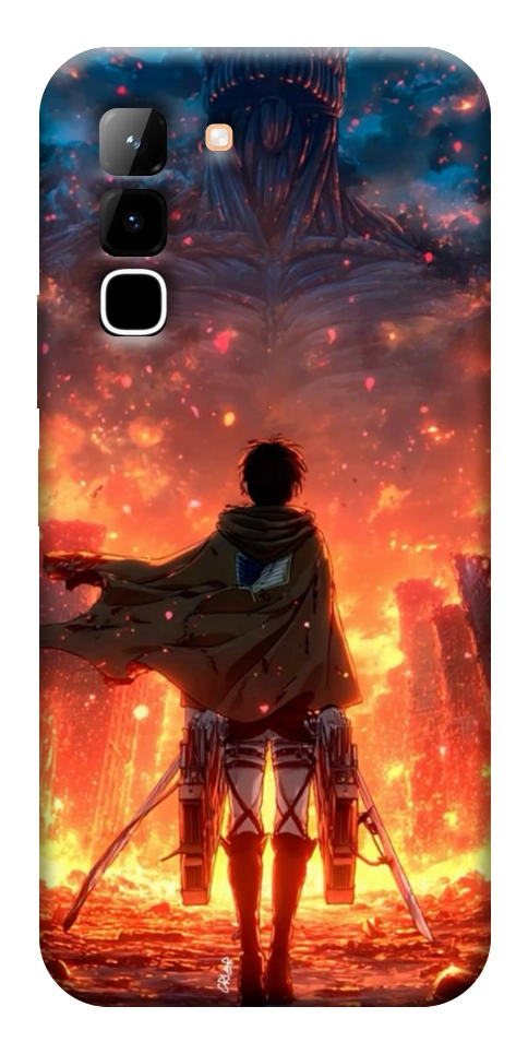 Чохол Attack on titan eren для Infinix Hot 70