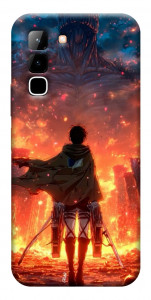 Чохол Attack on titan eren для Infinix Hot 70