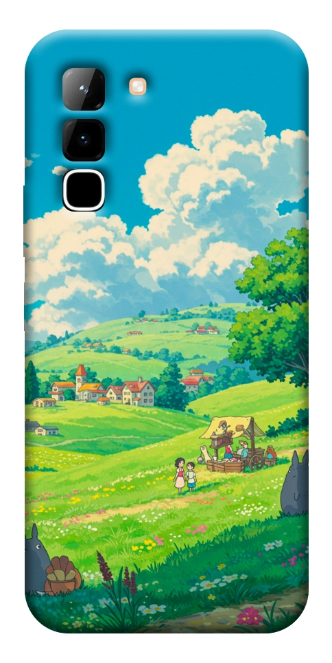 Чохол Miyazaki landscape для Infinix Hot 70