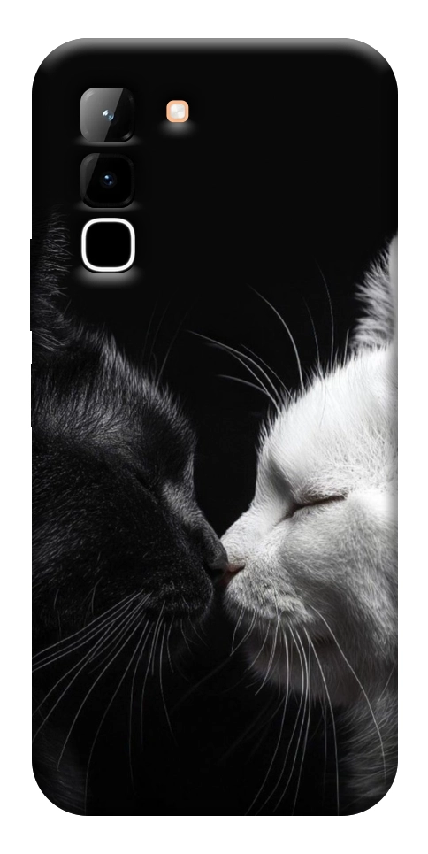 Чохол Black and white cats для Infinix Hot 70