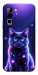 Чохол Galaxy purple cat для Infinix Hot 70