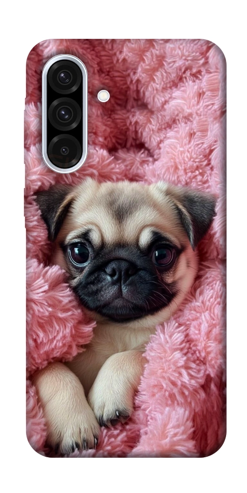 Чехол Мопс в нежностях для Galaxy A36 5G