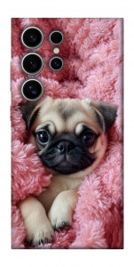 Чехол Мопс в нежностях для Galaxy S25 Ultra