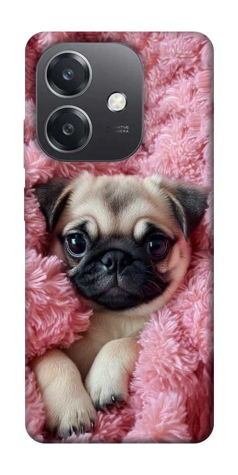 Чехол Мопс в нежностях для Oppo А3х 4G
