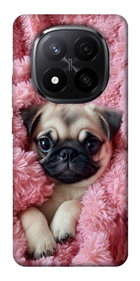 Чохол Мопс у ніжностях для Xiaomi Redmi Note 14 Pro+ 5G