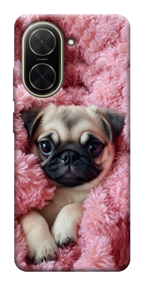 Чехол Мопс в нежностях для Xiaomi Poco C71