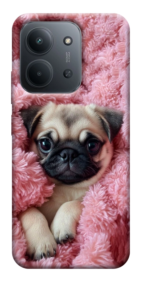 Чохол Мопс у ніжностях для Xiaomi Redmi 15C (Europe version)
