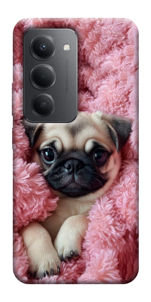Чехол Мопс в нежностях для Xiaomi Redmi 15 (Global)